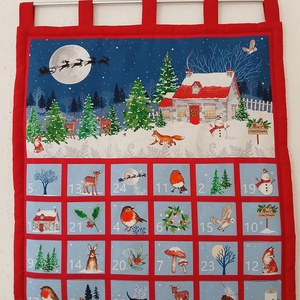  Adventi naptár, kalendárium, lakás dekoráció , Karácsony este - karácsony - adventi díszek - adventi naptár - Meska.hu
