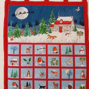  Adventi naptár, kalendárium, lakás dekoráció , Karácsony este - Meska.hu