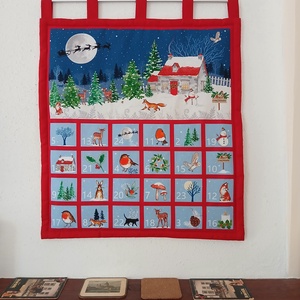  Adventi naptár, kalendárium, lakás dekoráció , Karácsony este - karácsony - adventi díszek - adventi naptár - Meska.hu