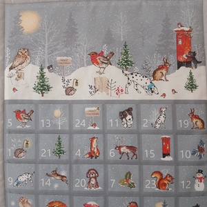  Adventi naptár, kalendárium, lakás dekoráció , Téli hold - Meska.hu