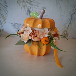 Virágos tököcske - otthon & életmód - dekoráció - asztal és polc dekoráció - asztaldísz - Meska.hu Virágos tököcske - otthon & életmód - dekoráció - asztal és polc dekoráció - asztaldísz - Meska.hu