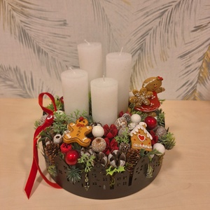 Adventi tál - Meska.hu