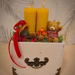 Adventi asztaldísz - Meska.hu