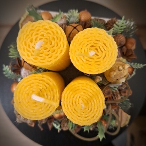 Adventi asztaldísz - otthon & életmód - dekoráció - asztal és polc dekoráció - asztaldísz - Meska.hu