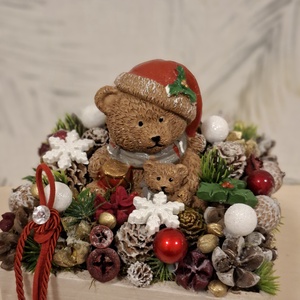 Macis karácsonyi fiókdísz - otthon & életmód - dekoráció - asztal és polc dekoráció - asztaldísz - Meska.hu