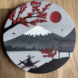 Japan, Művészet, Festmény, Akril, Festészet, MESKA