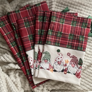 Manómintás kockás mikulászsák - karácsony - mikulás - mikulás zsák - Meska.hu