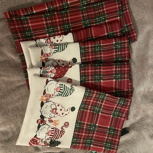 Manómintás kockás mikulászsák - karácsony - mikulás - mikulás zsák - Meska.hu