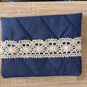Neszesszer csipke díszítéssel - táska & tok - neszesszer - Meska.hu