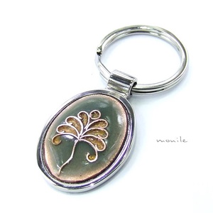 Életfa tűzzománc kulcstartó pisztáciazöld, Táska & Tok, Kulcstartó & Táskadísz, Ékszerkészítés, Tűzzománc, MESKA