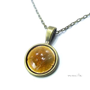 Kis mustársárga tűzzománc nyaklánc, Ékszer, Nyaklánc, Medálos nyaklánc, Ékszerkészítés, Tűzzománc, MESKA