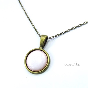 Kis fehér tűzzománc nyaklánc, , Ékszerkészítés, Tűzzománc, MESKA