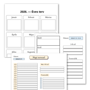 Alap tervezőcsomag - 2026 - Meska.hu