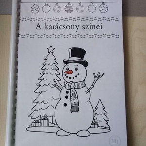Színező- és játékcsomag - Karácsony - Nyomtatott, Művészet, Grafika & Illusztráció, Digitális, Fotó, grafika, rajz, illusztráció, MESKA