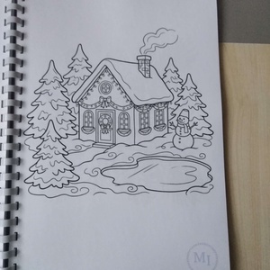 Színező- és játékcsomag - Karácsony - Nyomtatott - művészet - grafika & illusztráció - digitális - Meska.hu