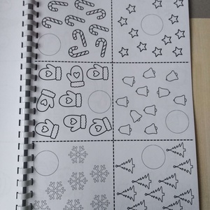 Színező- és játékcsomag - Karácsony - Nyomtatott - művészet - grafika & illusztráció - digitális - Meska.hu