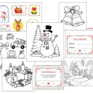 Hóember csomag, Művészet, Grafika & Illusztráció, Digitális, Fotó, grafika, rajz, illusztráció, Mindenmás, MESKA