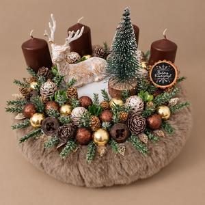 Adventi koszorú  - Meska.hu
