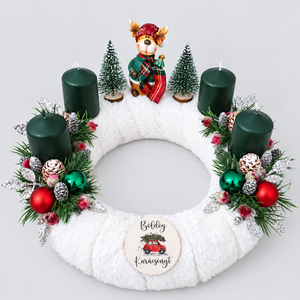 Adventi koszorú  - Meska.hu