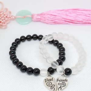 Best friends karkötő, Ékszer, Karkötő, Gyöngyös karkötő, Gyöngyfűzés, gyöngyhímzés, MESKA