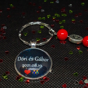 Kulcstartó fontos  dátumaitokkal - táska & tok - kulcstartó & táskadísz - kulcstartó - Meska.hu
