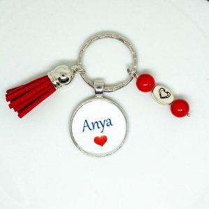 Anya kulcstartó, Táska & Tok, Kulcstartó & Táskadísz, Kulcstartó, Ékszerkészítés, Papírművészet, MESKA