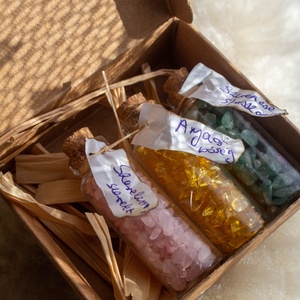 2026 ásvány üvegcse csomag - a Tűz Ló éve - otthon & életmód - dekoráció - dísztárgy - Meska.hu