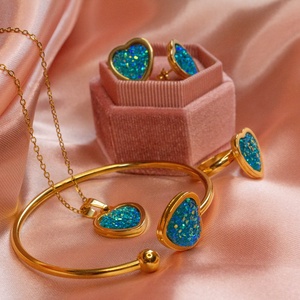 Paloma szivecskés szett - ékszer - ékszerszett - Meska.hu