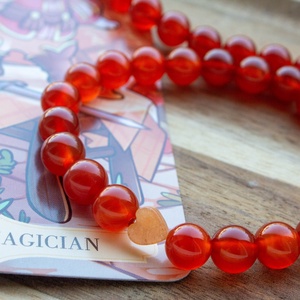 Februári tarot karkötő - ékszer - karkötő - gyöngyös karkötő - Meska.hu