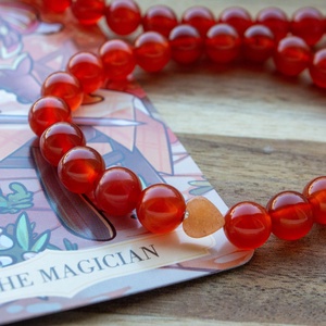 Februári tarot karkötő - ékszer - karkötő - gyöngyös karkötő - Meska.hu