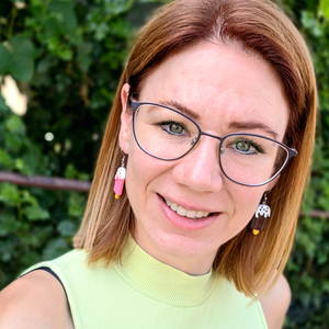 Jégkrém fülbevaló - ékszer - fülbevaló - lógó fülbevaló - Meska.hu