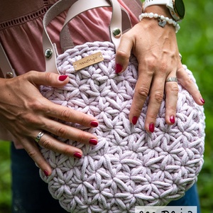 Bella horgolt kézi- és crossbody táska - Meska.hu
