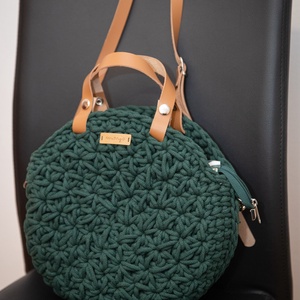 �Bella horgolt kézi- és crossbody táska - táska & tok - kézitáska & válltáska - vállon átvethető táska - Meska.hu