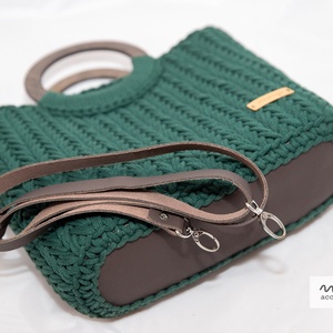 'Cosima' horgolt kézitáska és crossbody - táska & tok - variálható táska - Meska.hu