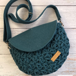 'Jolanda' horgolt kézi- és crossbody táska - táska & tok - kézitáska & válltáska - vállon átvethető táska - Meska.hu