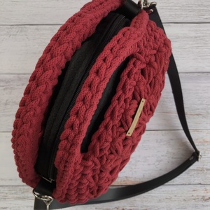 'Emma' horgolt kézi- és crossbody táska - táska & tok - kézitáska & válltáska - vállon átvethető táska - Meska.hu