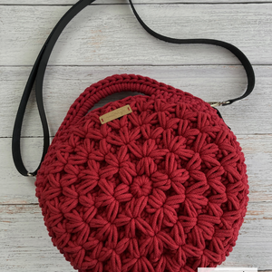 'Emma' horgolt kézi- és crossbody táska - táska & tok - kézitáska & válltáska - vállon átvethető táska - Meska.hu