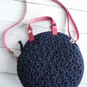 Bella horgolt kézi- és crossbody táska, Táska & Tok, Kézitáska & válltáska, Vállon átvethető táska, Horgolás, MESKA