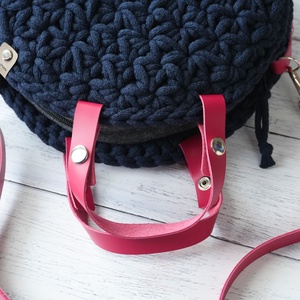 Bella horgolt kézi- és crossbody táska - táska & tok - kézitáska & válltáska - vállon átvethető táska - Meska.hu