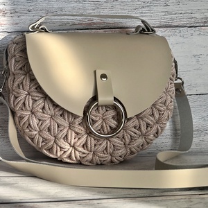'Jolanda' horgolt kézi- és crossbody táska - táska & tok - kézitáska & válltáska - vállon átvethető táska - Meska.hu