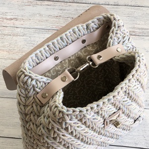 'Letizia' horgolt hátizsák - táska & tok - hátizsák - hátizsák - Meska.hu