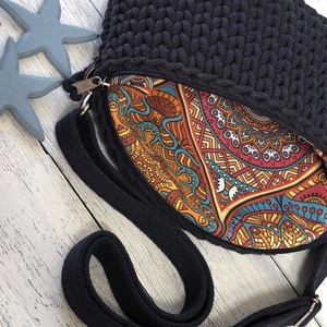 'Emese' horgolt övtáska - táska & tok - övtáska - Meska.hu