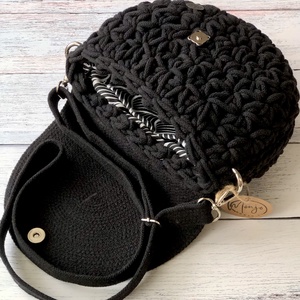 'Jolanda' horgolt kézi- és crossbody táska - táska & tok - kézitáska & válltáska - vállon átvethető táska - Meska.hu