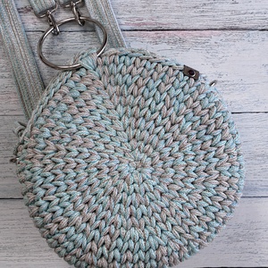 'Virginia' csepp alakú horgolt hátitáska - táska & tok - hátizsák - hátizsák - Meska.hu