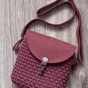 Scarlett crossbody táska, Táska & Tok, Kézitáska & válltáska, Vállon átvethető táska, Horgolás, Varrás, MESKA