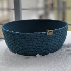 'Greta' varrott tároló - otthon & életmód - tárolás & rendszerezés - tárolókosár - Meska.hu