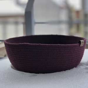 'Greta' varrott tároló - otthon & életmód - tárolás & rendszerezés - tárolókosár - Meska.hu