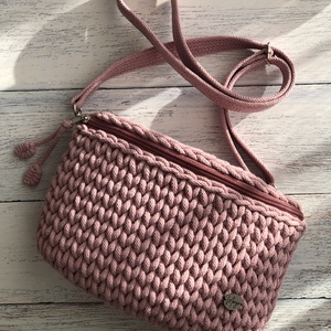 'Emese' horgolt övtáska - táska & tok - övtáska - Meska.hu