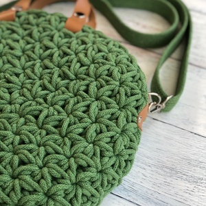 'Bella' horgolt kézi- és crossbody táska - táska & tok - kézitáska & válltáska - vállon átvethető táska - Meska.hu