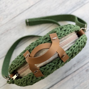 'Bella' horgolt kézi- és crossbody táska - táska & tok - kézitáska & válltáska - vállon átvethető táska - Meska.hu